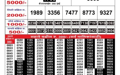 Maharashtra Gaj Laxmi Result 3 may 2024