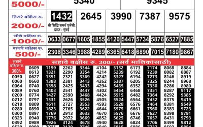 Maharashtra Gaj Laxmi Result 20/5/24