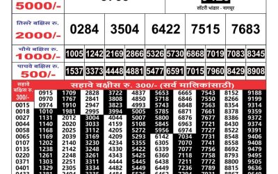 Maharashtra Gaj Laxmi Result 19/6/24