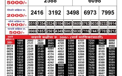 Maharashtra Gaj Laxmi Result 28/6/24