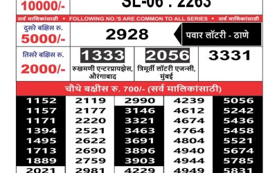 Maharashtra Sahyadri lottery Result today 19.08.24