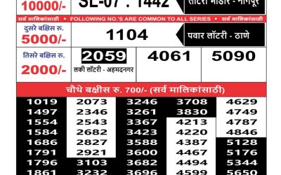 Maharashtra Sahyadri weekly lottery result 16.09.24