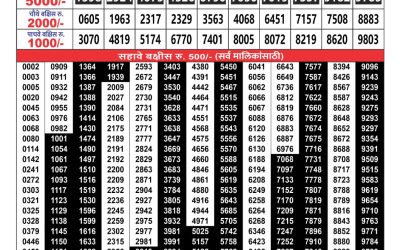 Maharashtra dasara bumper lottery result 15.10.24