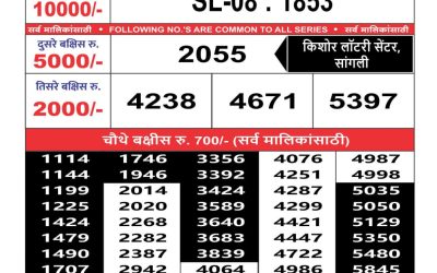 Maharashtra Sahyadri weekly lottery result 7.10.24