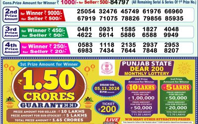 Dear lottery 1pm result 25.10.24