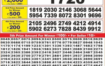 Punjab state dear10 lottery 6pm result 14.11.24