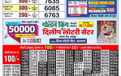 Golden king 4.30pm lottery result 4.11.24