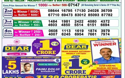 Dear lottery 1pm result 7.11.24