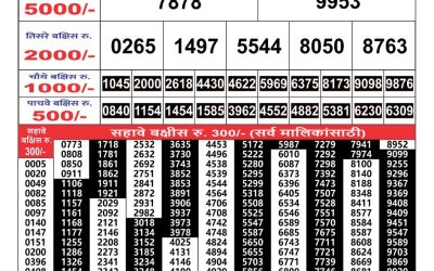 Maharashtra Gajlaxmi weekly lottery result 10.11.24