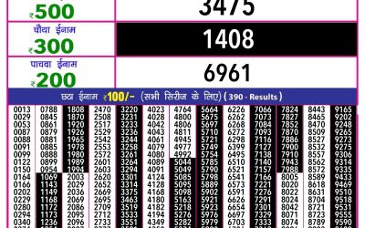 Rajshree 10 evening lottery 5.40pm result 16.11.24